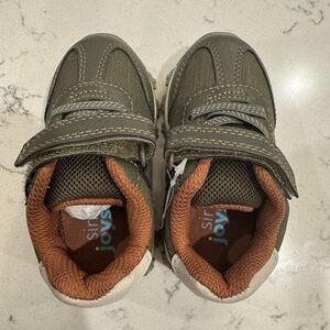 Stylish Kids Shoes in Olive Green by